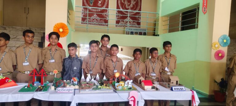 Surya Sainik School art exhibition event