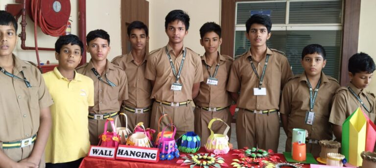 Surya Sainik School art exhibition event