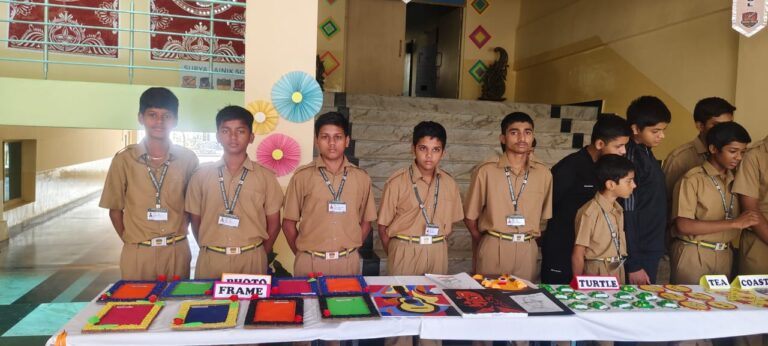 Surya Sainik School art exhibition event