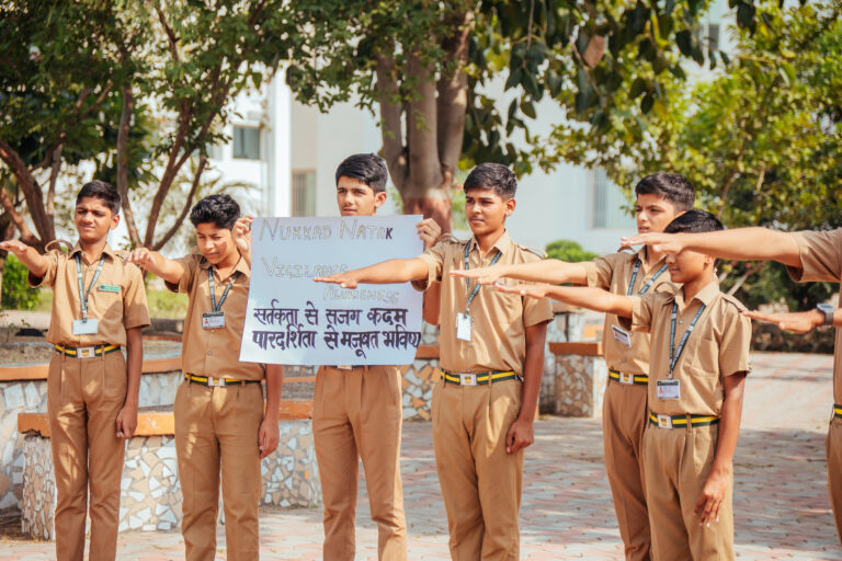 Surya Sainik School nukkad natak event