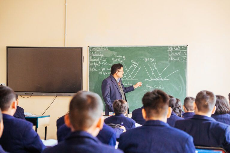 Surya Sainik School science Class room