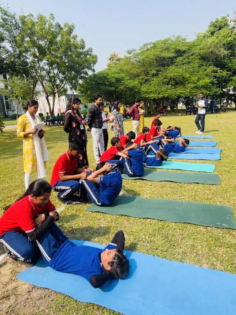 Surya Sainik School Yoga event